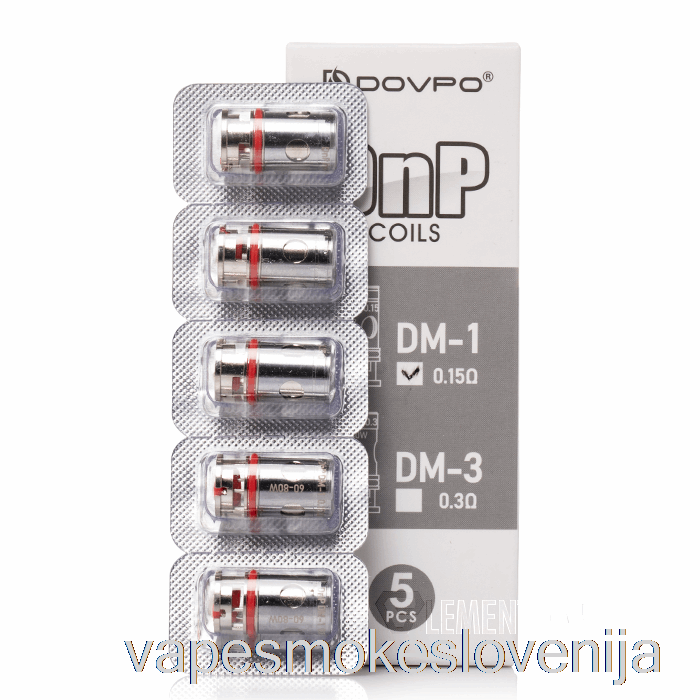 Vape Petrol Dovpo Dnp Nadomestne Tuljave 0,15 Ohm Dnp Dm-1 Tuljave